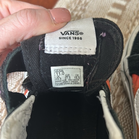 Kids flame high top vans 11.5 - Picture 6 of 7